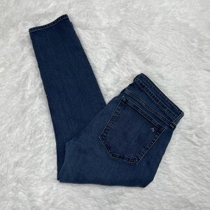 Rag & Bone Women’s Low Rise Slim Boyfriend Jeans Size 29 Blue Denim Crop